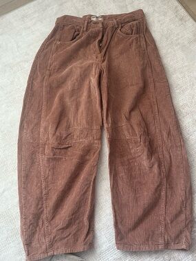 We The Free Womens Corduroy Barrel Pants